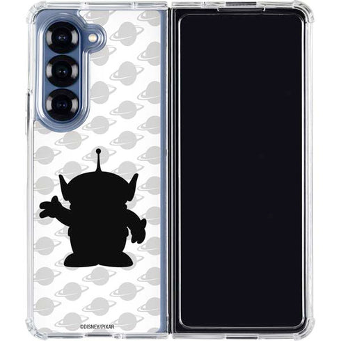 Disney Toy Story Alien Silhouette Galaxy Z Fold6 Clear Case