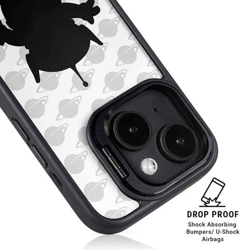 Disney Toy Story Alien Silhouette iPhone 15 Plus Kickstand Case