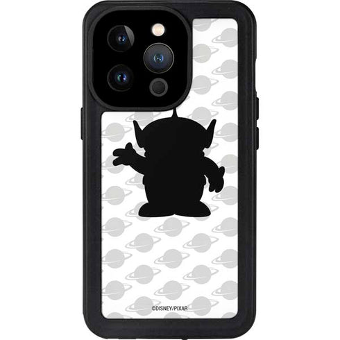 Disney Toy Story Alien Silhouette iPhone 15 Pro Waterproof Case