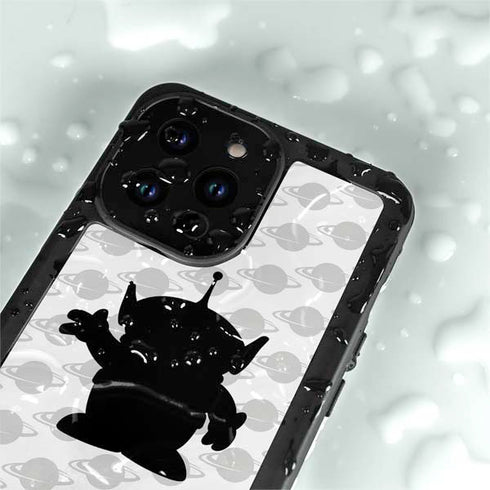 Disney Toy Story Alien Silhouette iPhone 15 Pro Waterproof Case