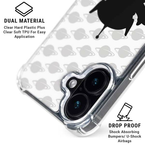 Disney Toy Story Alien Silhouette iPhone 16 Plus Clear Case