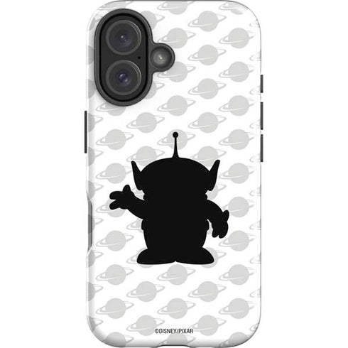 Disney Toy Story Alien Silhouette iPhone 16 Plus Impact Case