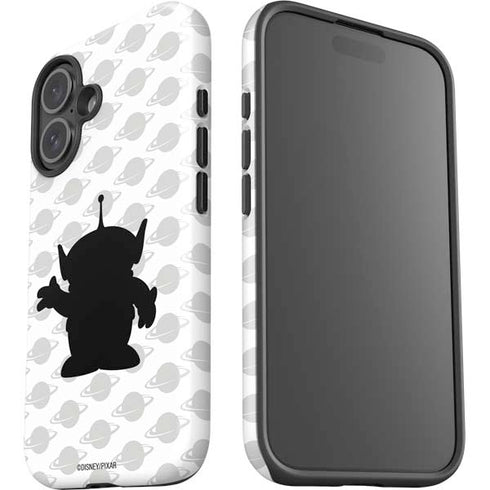 Disney Toy Story Alien Silhouette iPhone 16 Plus Impact Case