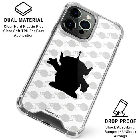 Disney Toy Story Alien Silhouette iPhone 16 Pro Clear Case
