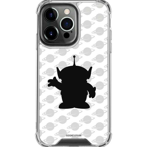 Disney Toy Story Alien Silhouette iPhone 16 Pro Max Clear Case