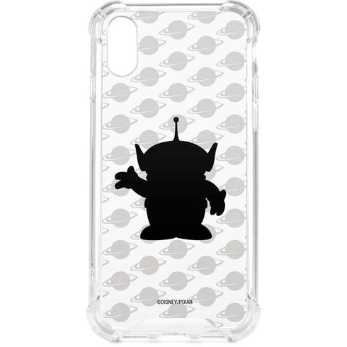 Disney Toy Story Alien Silhouette iPhone XS Clear Case