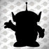 Disney Toy Story Alien Silhouette MacBook Skins