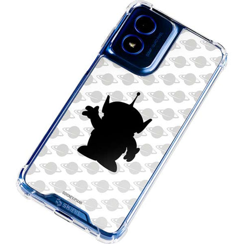 Disney Toy Story Alien Silhouette Moto G 5G (2024) Clear Case