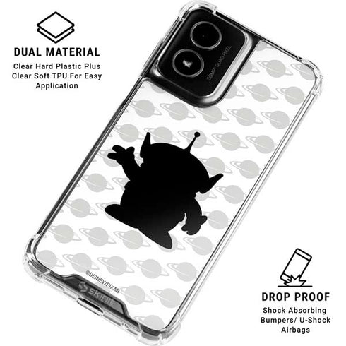 Disney Toy Story Alien Silhouette Moto G Power 5G (2024) Clear Case