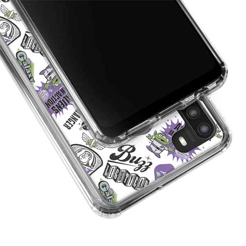 Disney Toy Story Aliens In Action Galaxy A21 Clear Case