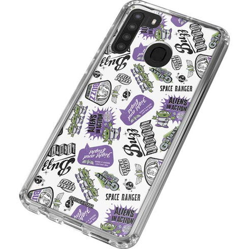 Disney Toy Story Aliens In Action Galaxy A21 Clear Case