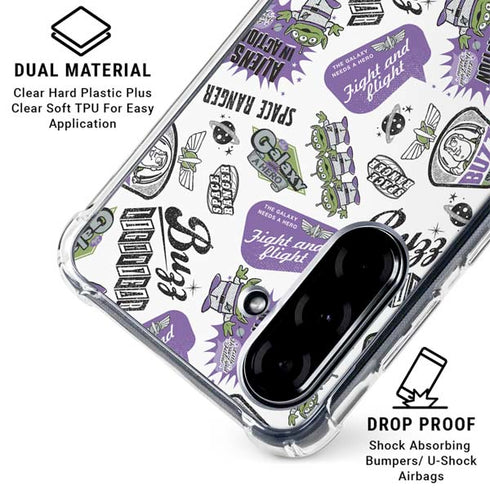 Disney Toy Story Aliens In Action Galaxy A36 5G Clear Case