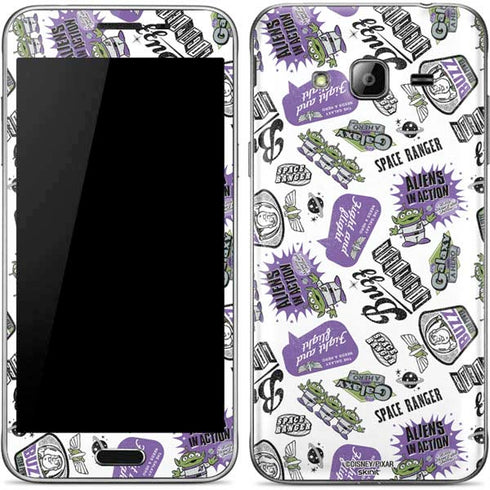 Disney Toy Story Aliens In Action Galaxy J3 Skin