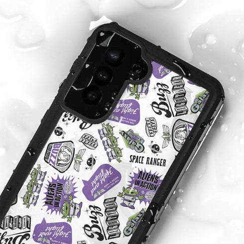 Disney Toy Story Aliens In Action Galaxy S24 Plus Waterproof Case