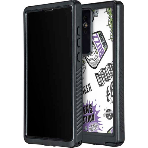 Disney Toy Story Aliens In Action Galaxy S24 Ultra Waterproof Case