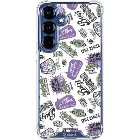 Disney Toy Story Aliens In Action Galaxy S25 Clear Case