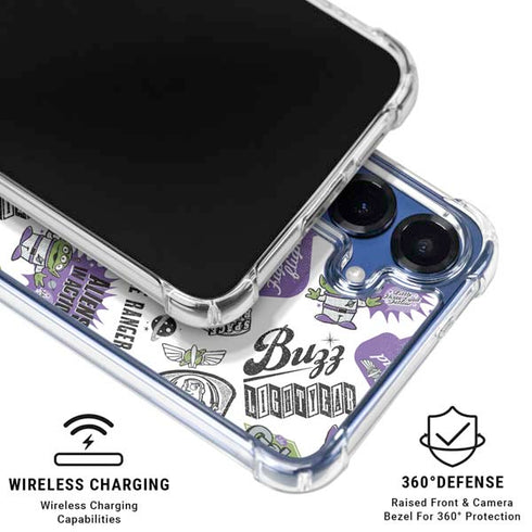 Disney Toy Story Aliens In Action Galaxy S25 Plus Clear Case