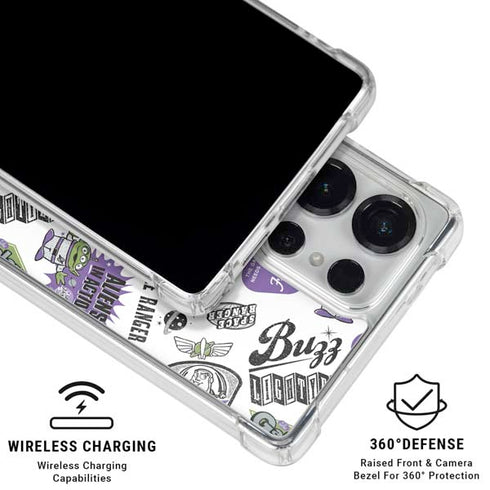 Disney Toy Story Aliens In Action Galaxy S25 Ultra Clear Case