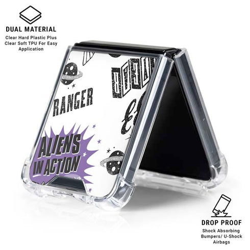 Disney Toy Story Aliens In Action Galaxy Z Flip6 Clear Case