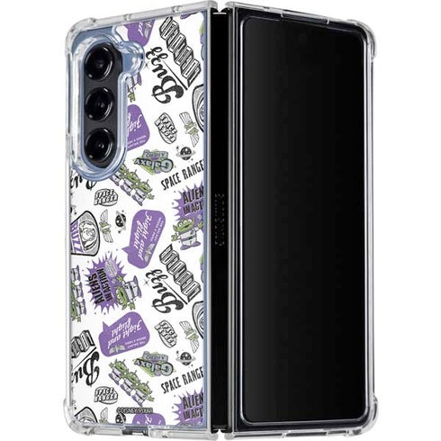 Disney Toy Story Aliens In Action Galaxy Z Fold5 5G Clear Case