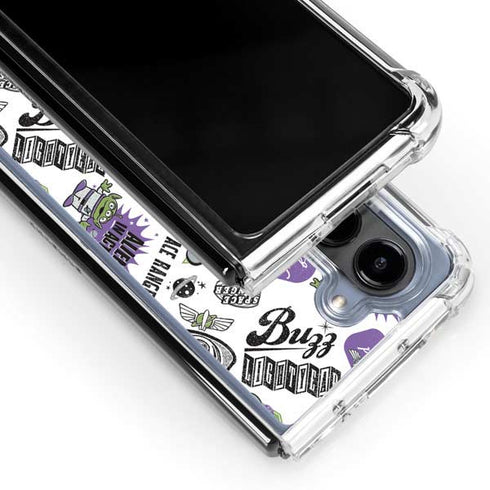 Disney Toy Story Aliens In Action Galaxy Z Fold5 5G Clear Case