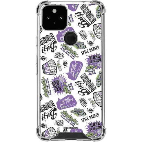Disney Toy Story Aliens In Action Google Pixel 5 Clear Case