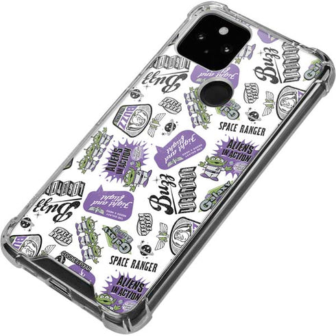 Disney Toy Story Aliens In Action Google Pixel 5 Clear Case