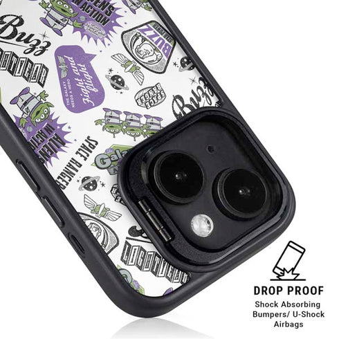Disney Toy Story Aliens In Action iPhone 15 Kickstand Case