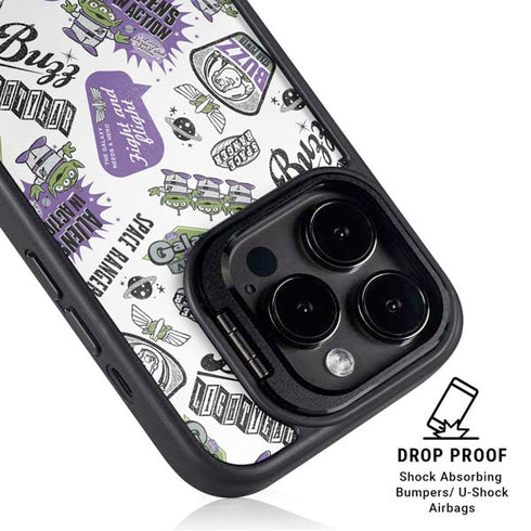 Disney Toy Story Aliens In Action iPhone 15 Pro Kickstand Case