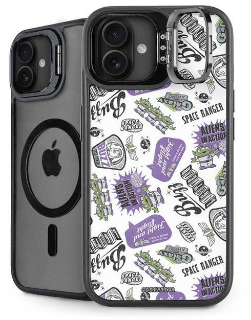 Disney Toy Story Aliens In Action iPhone 16 Plus Kickstand Case