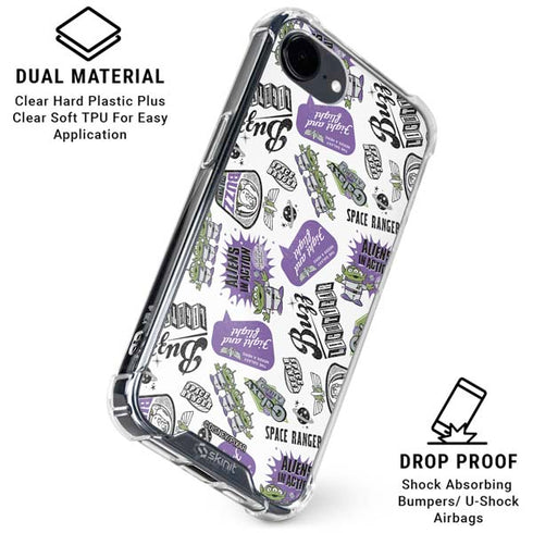 Disney Toy Story Aliens In Action iPhone 16e Clear Case
