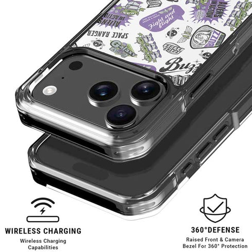Disney Toy Story Aliens In Action iPhone 18 Pro Clear Case