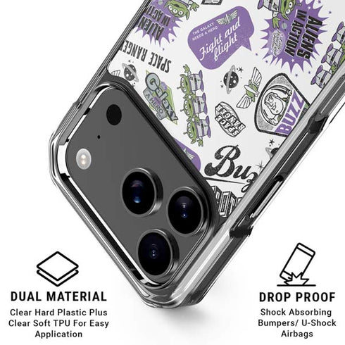 Disney Toy Story Aliens In Action iPhone 18 Pro Clear Case