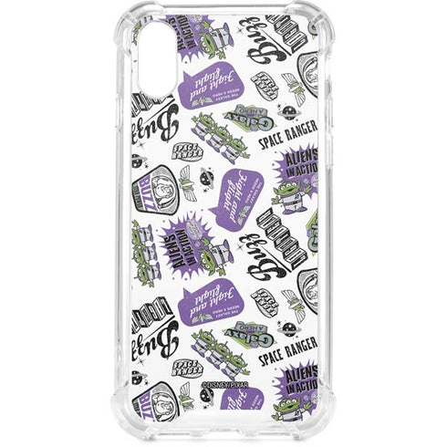 Disney Toy Story Aliens In Action iPhone XS Clear Case
