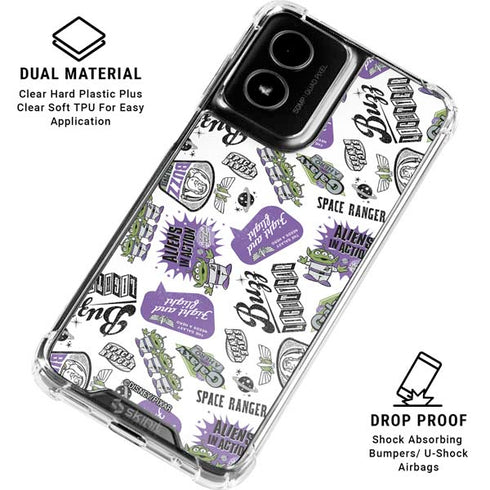 Disney Toy Story Aliens In Action Moto G Power 5G (2024) Clear Case