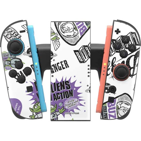 Disney Toy Story Aliens In Action Nintendo Switch 2 (2025) Joy-Con Controller Skin