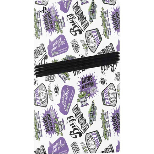 Disney Toy Story Aliens In Action PS5 Pro Console Skin