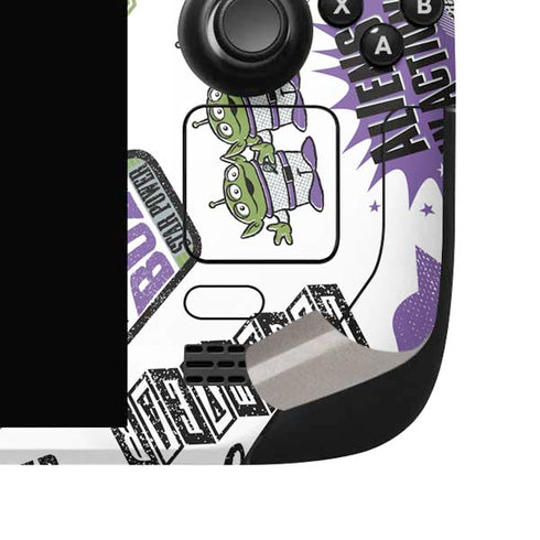 Disney Toy Story Aliens In Action Steam Deck Handheld Gaming Computer OLED Skin