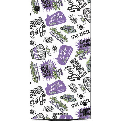 Disney Toy Story Aliens In Action XBox Series X Digital Edition Console Skin