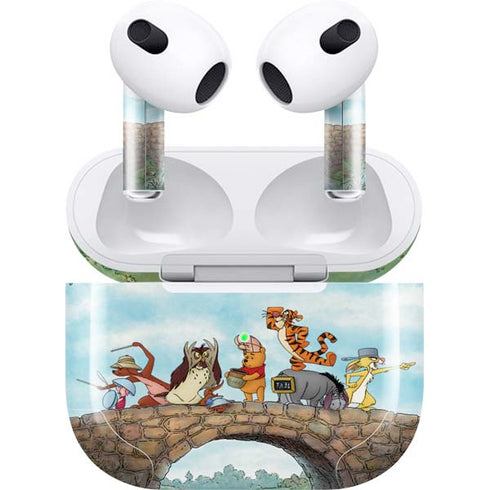 Disney Winnie the Pooh All Characters Apple AirPods (3rd Gen 2021) Skin