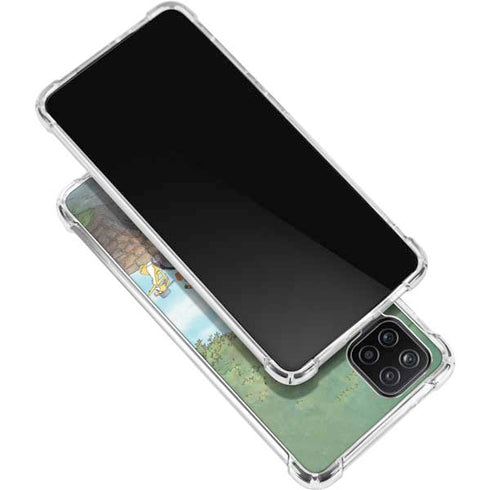 Disney Winnie the Pooh All Characters Galaxy A12 Clear Case
