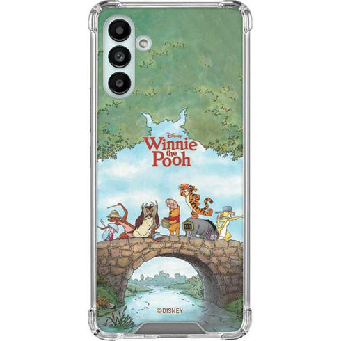 Disney Winnie the Pooh All Characters Galaxy A13 5G Clear Case