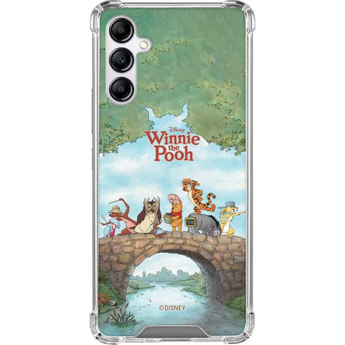Disney Winnie the Pooh All Characters Galaxy A15 5G Clear Case