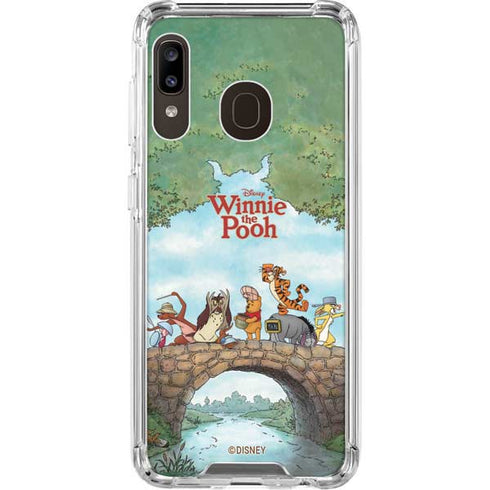 Disney Winnie the Pooh All Characters Galaxy A30 Clear Case