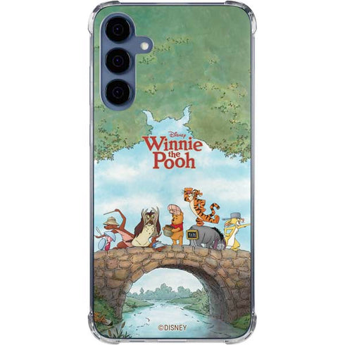 Disney Winnie the Pooh All Characters Galaxy A55 5G Clear Case