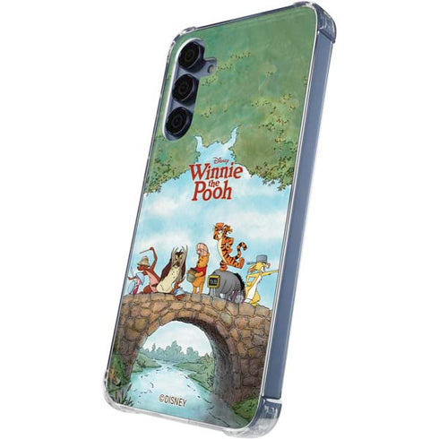 Disney Winnie the Pooh All Characters Galaxy A55 5G Clear Case