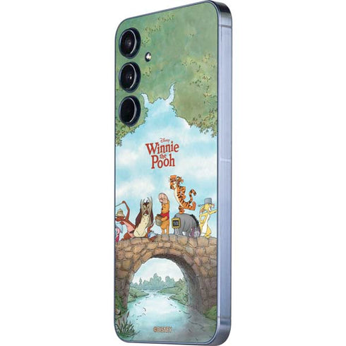 Disney Winnie the Pooh All Characters Galaxy A55 5G Skin