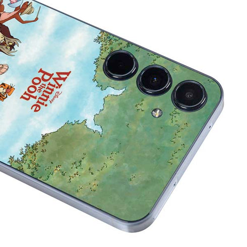 Disney Winnie the Pooh All Characters Galaxy A55 5G Skin