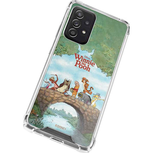 Disney Winnie the Pooh All Characters Galaxy A72 5G Clear Case
