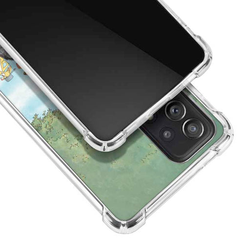 Disney Winnie the Pooh All Characters Galaxy A72 5G Clear Case
